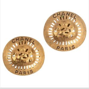 Chanel Gold Earrings